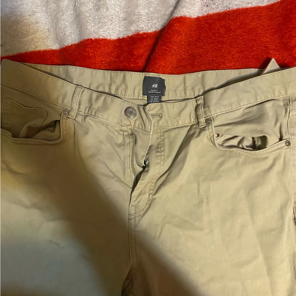 Khaki H&M Jeans - Picture 2 of 4